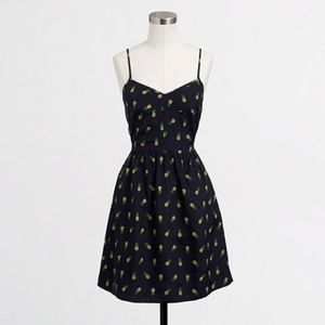 J. Crew pineapple cami dress